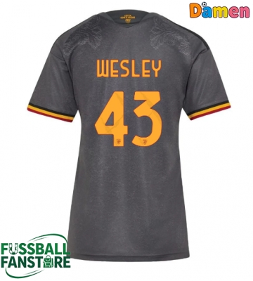AS Roma Wesley Franca #43 Replik 3rd trikot Damen 2026-27 Kurzarm